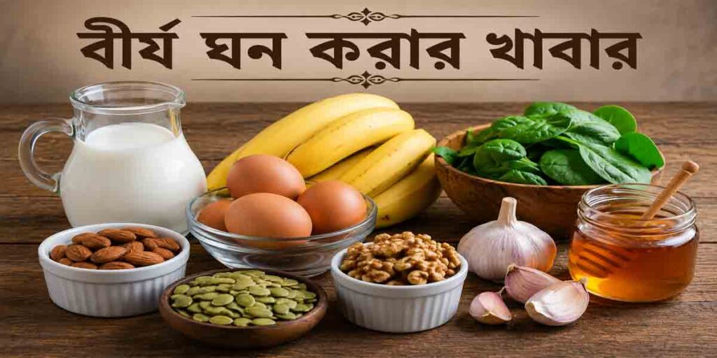 বীর্য ঘন করার খাবার: প্রাকৃতিকভাবে বীর্যের মান উন্নত করার ১২টি উপায়