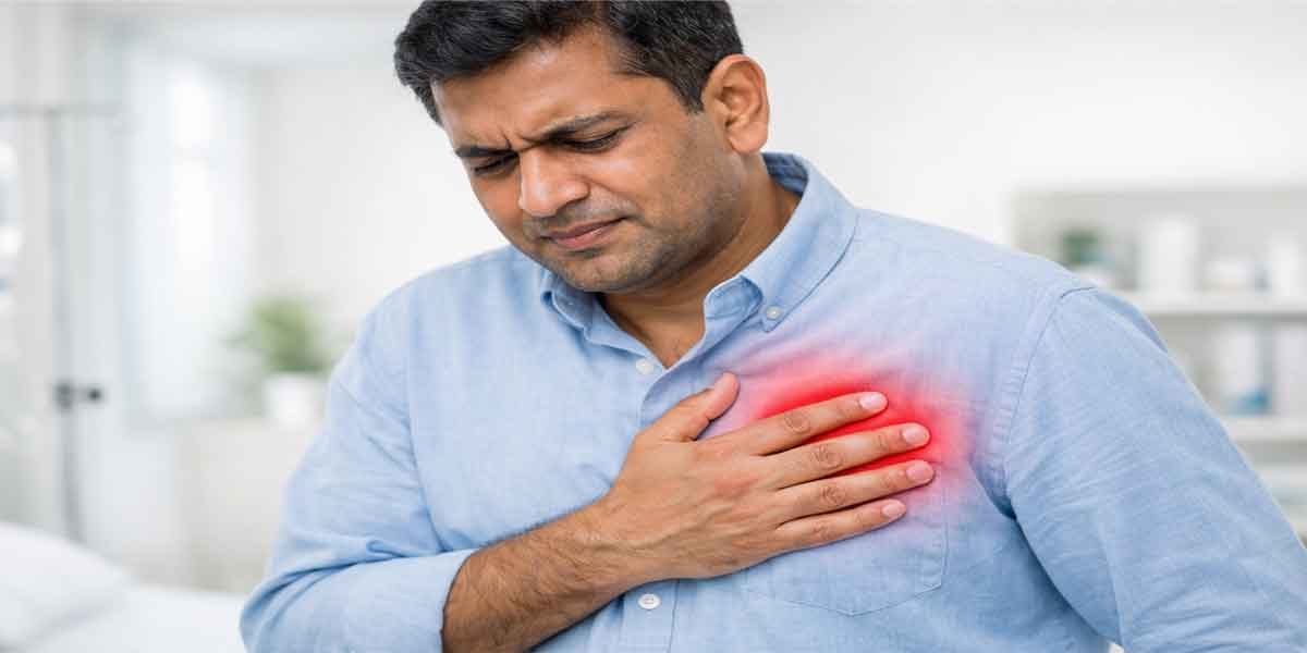 বুকের বাম পাশে ব্যথা